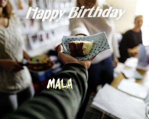 Birthday Wishes with Images of Mala