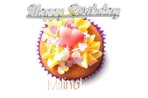 Happy Birthday Milind Cake Image