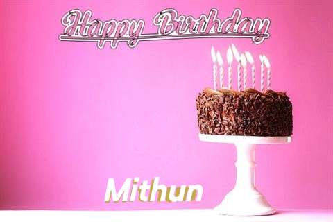 Happy Birthday Cake for Mithun