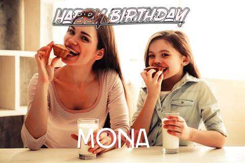 Birthday Wishes with Images of Mona