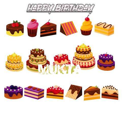 Happy Birthday Mukta Cake Image