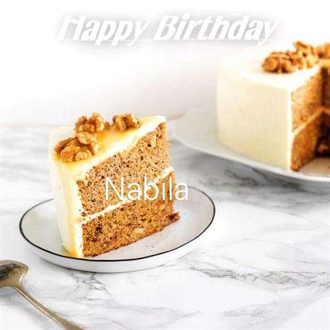 Happy Birthday Cake for Nabila