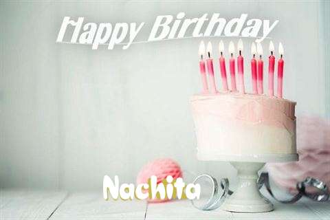 Happy Birthday Nachita Cake Image