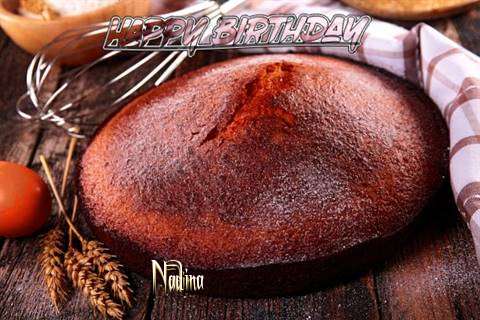 Happy Birthday Nadina Cake Image