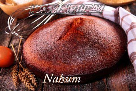 Happy Birthday Nahum Cake Image
