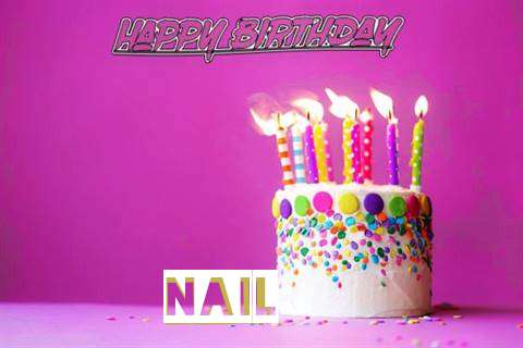 Birthday Wishes with Images of Nail