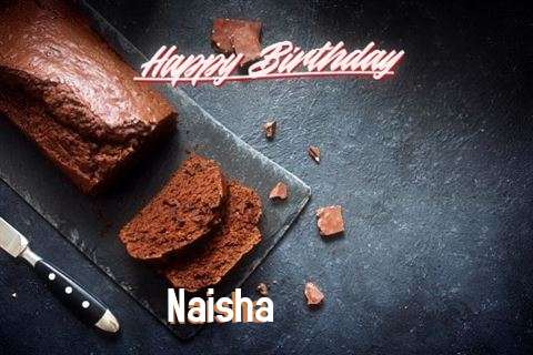Happy Birthday Naisha Cake Image