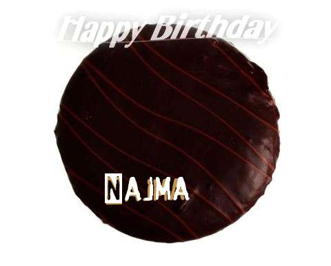 Birthday Wishes with Images of Najma