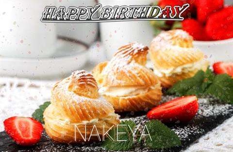 Happy Birthday Nakeya Cake Image