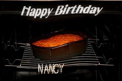 Happy Birthday Nancy Cake Image