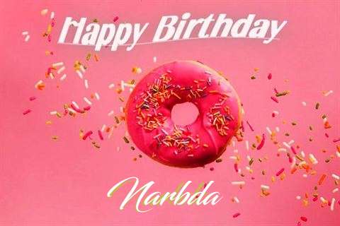 Happy Birthday Cake for Narbda