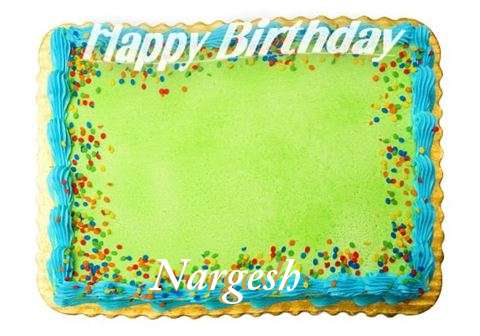 Happy Birthday Nargesh Cake Image