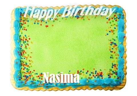 Happy Birthday Nasima Cake Image