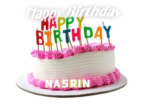 Happy Birthday Cake for Nasrin