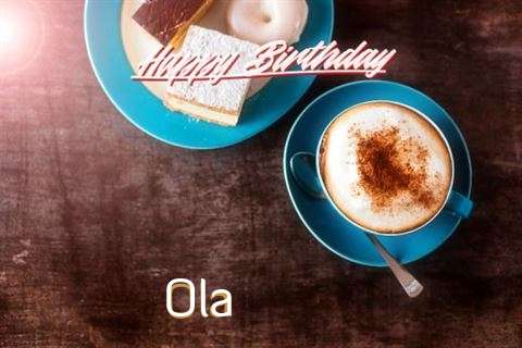 Birthday Wishes with Images of Ola