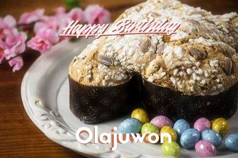 Happy Birthday Olajuwon Cake Image