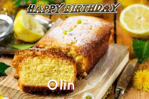 Happy Birthday Cake for Olin