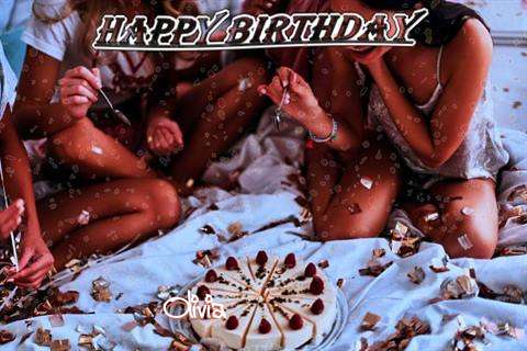 Happy Birthday Cake for Olivia
