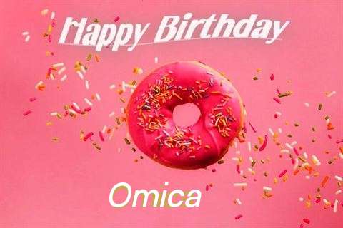 Happy Birthday Cake for Omica