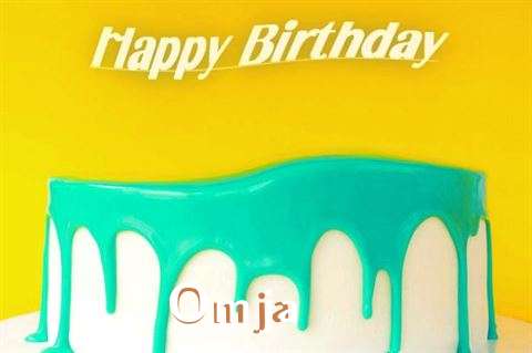 Happy Birthday Omja Cake Image