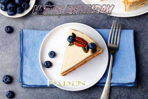 Happy Birthday Paden Cake Image