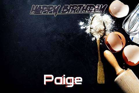Birthday Wishes with Images of Paige