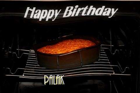 Happy Birthday Palak Cake Image