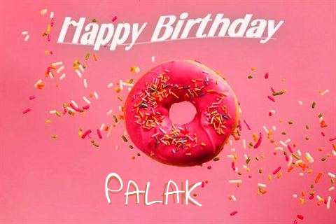 Happy Birthday Cake for Palak