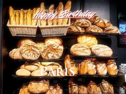 Birthday Wishes with Images of Paris