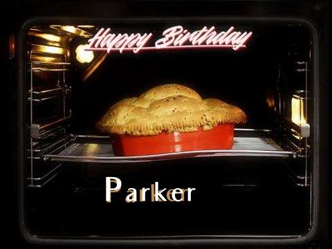 Happy Birthday Parker Cake Image