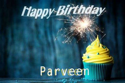 Happy Birthday Parveen Cake Image