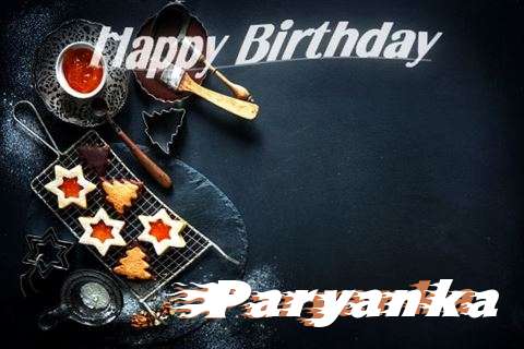 Happy Birthday Paryanka Cake Image