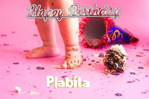 Happy Birthday Plabita Cake Image