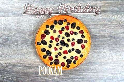 Happy Birthday Cake for Poonam