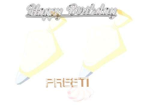 Birthday Wishes with Images of Preeti