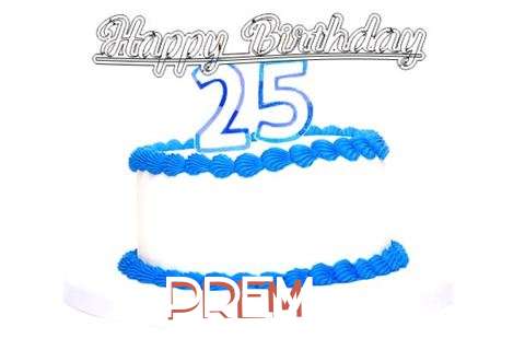 Happy Birthday Prem Cake Image