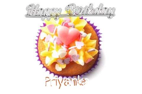Happy Birthday Priyanka Cake Image