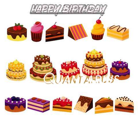 Happy Birthday Quantarius Cake Image