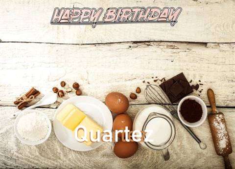 Happy Birthday Quartez Cake Image