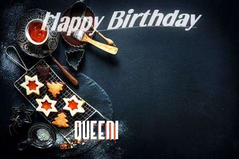 Happy Birthday Queeni Cake Image