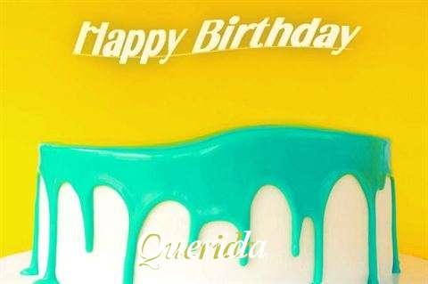 Happy Birthday Querida Cake Image