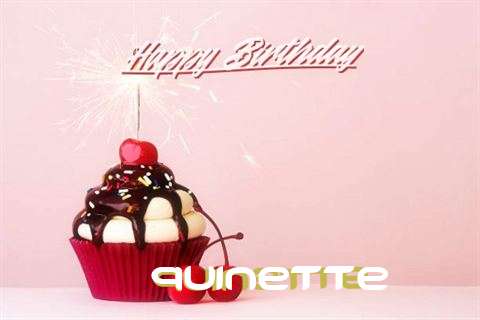 Happy Birthday Quinette Cake Image
