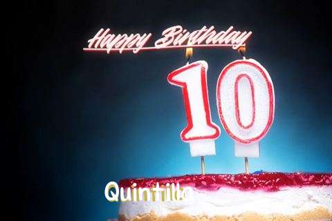 Happy Birthday Wishes for Quintilla