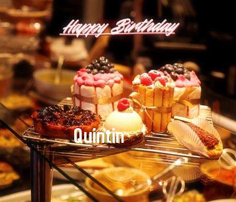 Happy Birthday Quintin Cake Image
