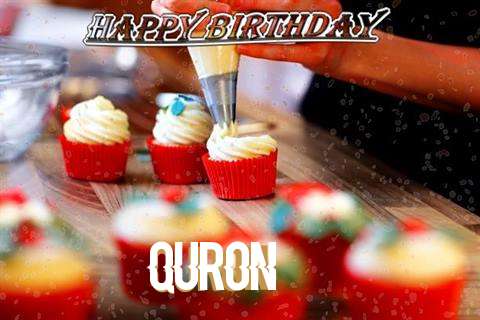 Happy Birthday Quron Cake Image
