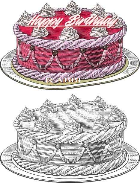 Happy Birthday Rabbi Cake Image