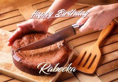Happy Birthday Rabecka Cake Image