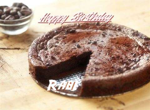 Happy Birthday Cake for Rabi