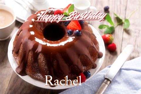Happy Birthday Rachel Cake Image