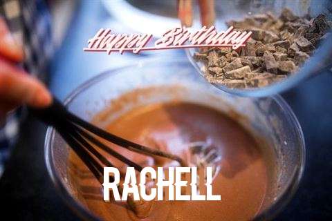 Happy Birthday Rachell Cake Image